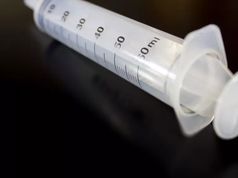 A syringe