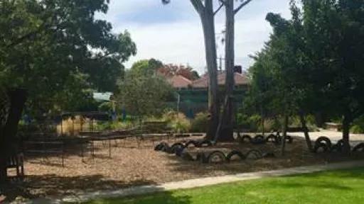 The playground at Rowen Street Kindergarten