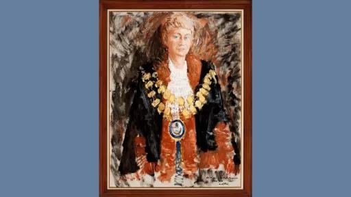 Painting of Betty Marginson