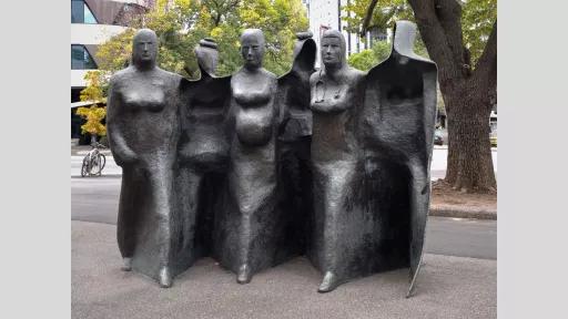 Royal Women’s Hospital sculpture by Michael Meszaros