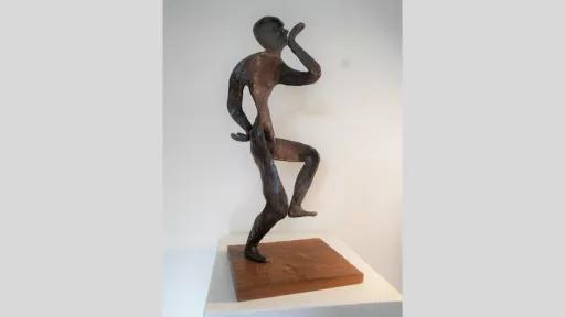 Bird Dancer sculpture by Michael Meszaros