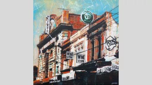 Westgarth Theatre with bottle shop next door